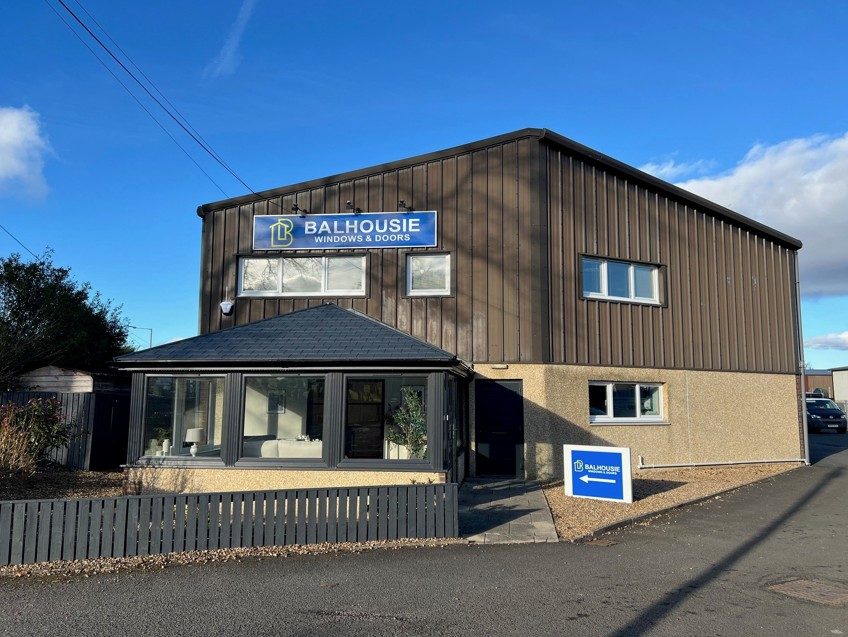 The Balhousie Glazing showroom on Feus Road in Perth, SCOTSS Approved Trader member